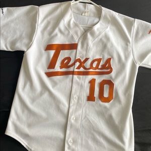 Texas longhorn baseball jersey!